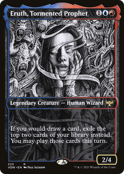 Eruth, Tormented Prophet (Showcase) (VOW-323) - Innistrad: Crimson Vow: (Showcase) Foil