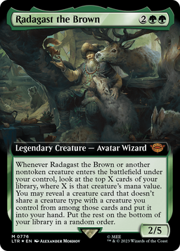 Radagast the Brown (Extended Art) (Surge Foil) (LTR-776) - The Lord of the Rings: Tales of Middle-earth: (Extended Art) Foil