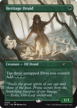 Heritage Druid (SLC-2008) - Secret Lair Countdown Kit (Borderless)