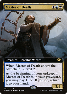 Master of Death (Extended Art) (MH2-465) - Modern Horizons 2: (Extended Art) Foil