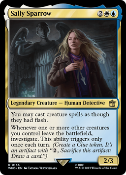 Sally Sparrow (WHO-155) - Doctor Who Foil