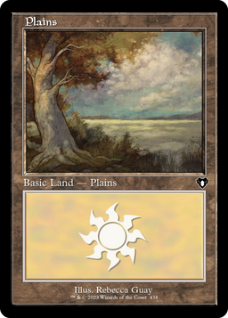 Plains (438) (Retro Frame) (CMM-438) - Commander Masters