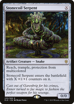 Stonecoil Serpent (ELD-235) - Throne of Eldraine