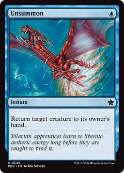 Unsummon (FDN-599) - Foundations