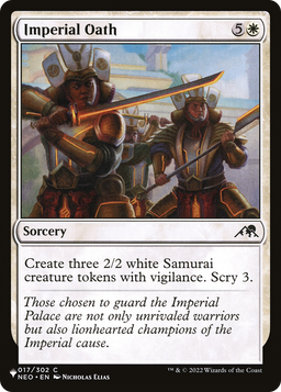 Imperial Oath (LIST-NEO-17) - The List