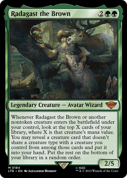 Radagast the Brown (LTR-184) - The Lord of the Rings: Tales of Middle-earth Foil