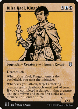 Rilsa Rael, Kingpin (Showcase) (CLB-439) - Commander Legends: Battle for Baldur's Gate: (Showcase)