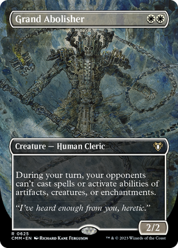 Grand Abolisher (Borderless) (CMM-625) - Commander Masters Foil