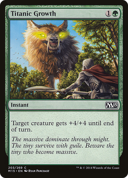 Titanic Growth (M15-203) - Magic 2015 Foil