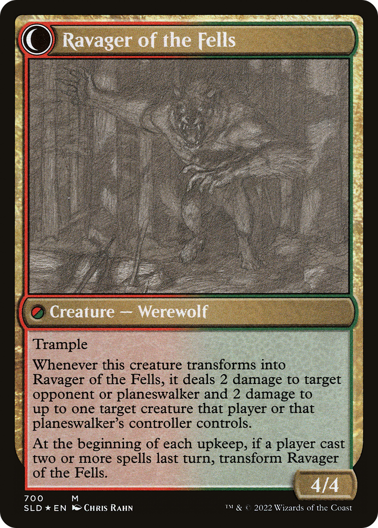 Huntmaster of the Fells (Sketch Showcase) (SLD-700) - Secret Lair Drop Foil
