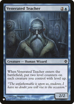Venerated Teacher (LIST-93/248) - The List