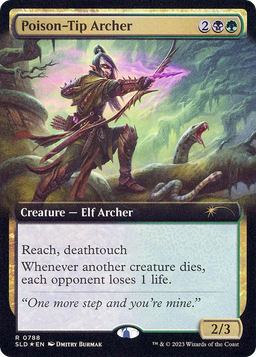 Poison-Tip Archer (Extended Art) (SLD-788) - Secret Lair Drop: (Extended Art) Foil