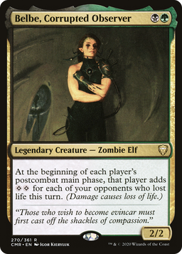 Belbe, Corrupted Observer (CMR-270) - Commander Legends Foil