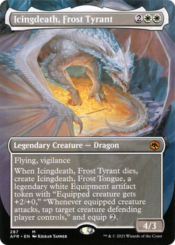 Icingdeath, Frost Tyrant (Borderless) (AFR-287) - Adventures in the Forgotten Realms
