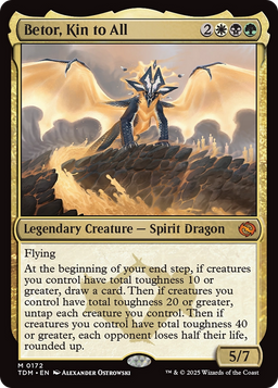 Betor, Kin to All (TDM-172) - Tarkir: Dragonstorm Foil