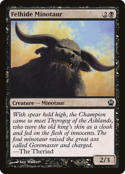 Felhide Minotaur (THS-087) - Theros Foil