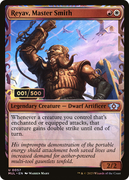 Reyav, Master Smith (Serial Numbered) (MUL-187) - Multiverse Legends: (Showcase) Foil