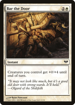 Bar the Door (DKA-002) - Dark Ascension Foil