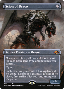 Scion of Draco (Borderless) (MH2-323) - Modern Horizons 2