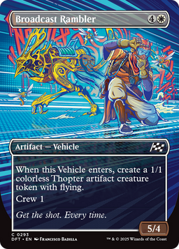 Broadcast Rambler (Borderless) (DFT-293) - Aetherdrift