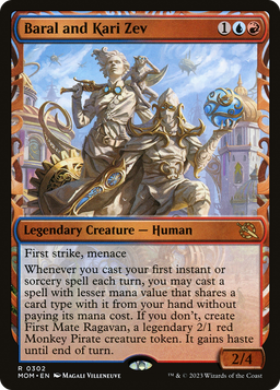Baral and Kari Zev (Showcase) (MOM-302) - March of the Machine: (Showcase)