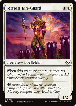 Fortress Kin-Guard (TDM-012) - Tarkir: Dragonstorm Foil