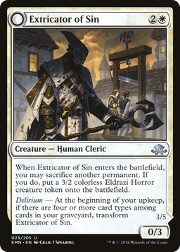 Extricator of Sin (EMN-023) - Eldritch Moon: (mooneldrazidfc) Foil