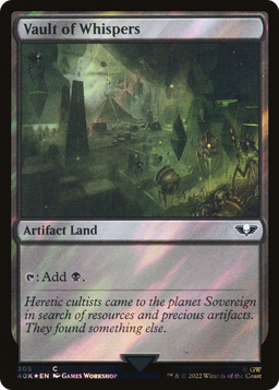Vault of Whispers (Surge Foil) (40K-305) - Warhammer 40,000 Commander Foil