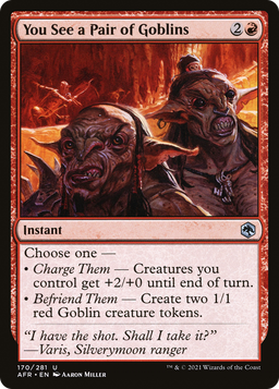 You See a Pair of Goblins (AFR-170) - Adventures in the Forgotten Realms Foil