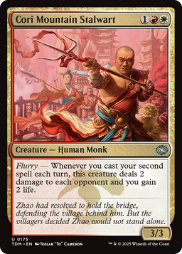 Cori Mountain Stalwart (TDM-175) - Tarkir: Dragonstorm Foil