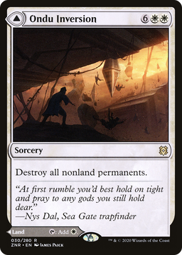 Ondu Inversion (ZNR-030) - Zendikar Rising Foil