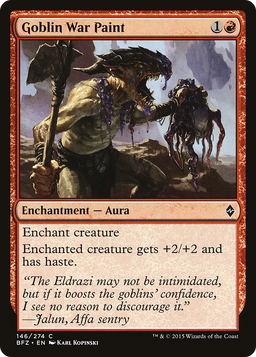 Goblin War Paint (BFZ-146) - Battle for Zendikar