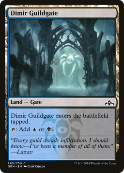 Dimir Guildgate (245) (GRN-245) - Guilds of Ravnica Foil