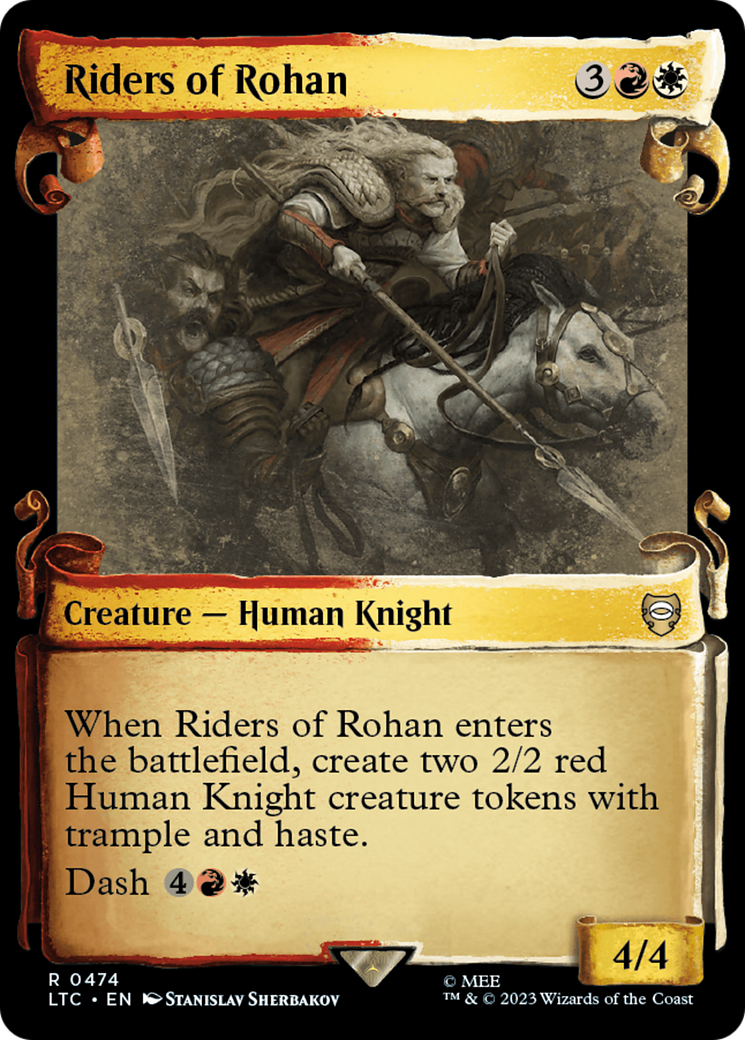 Riders of Rohan (Showcase Scrolls) (LTC-474) - Tales of Middle-earth Commander: (Showcase)