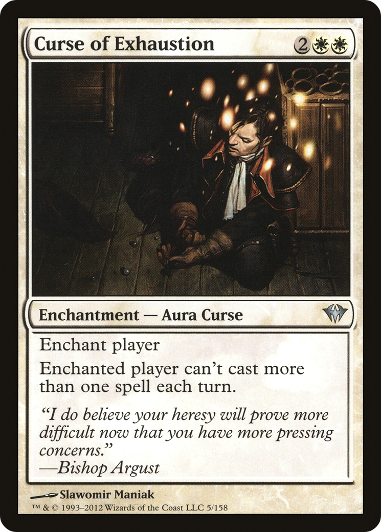Curse of Exhaustion (DKA-005) - Dark Ascension