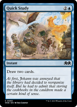 Quick Study (WOE-065) - Wilds of Eldraine Foil