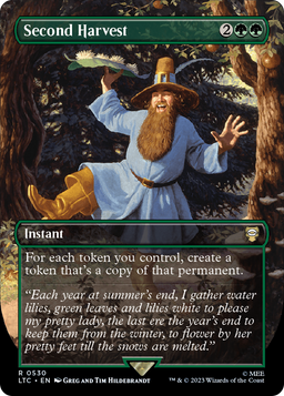 Second Harvest (Borderless) (LTC-530) - Tales of Middle-earth Commander Foil