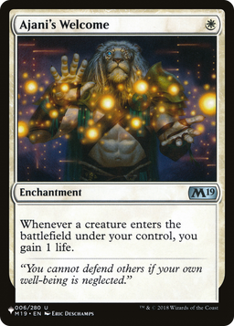 Ajani's Welcome (LIST-006/280) - The List