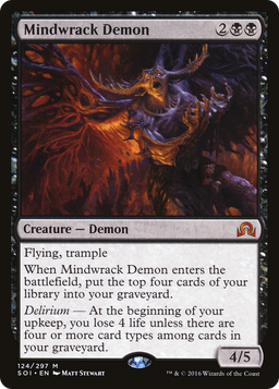 Mindwrack Demon (SOI-124) - Shadows over Innistrad