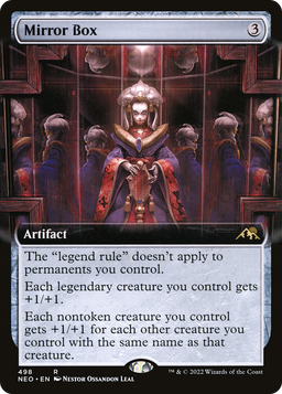 Mirror Box (Extended Art) (NEO-498) - Kamigawa: Neon Dynasty: (Extended Art) Foil