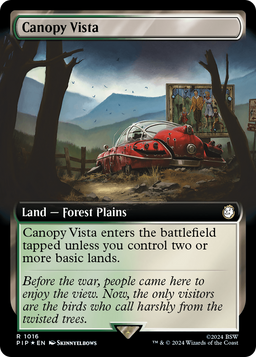 Canopy Vista (Extended Art) (Surge Foil) (PIP-1016) - Fallout: (Extended Art) Foil
