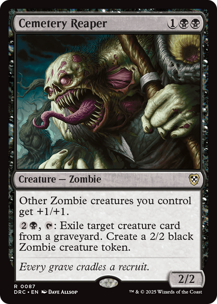 Cemetery Reaper (DRC-087) - Commander: Aetherdrift