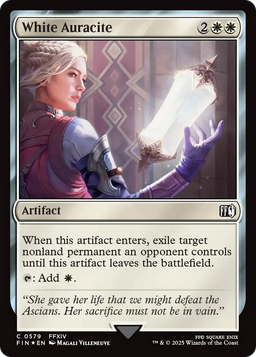 White Auracite (Surge Foil) (FIN-579) - FINAL FANTASY Foil