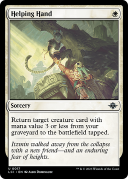 Helping Hand (LCI-017) - The Lost Caverns of Ixalan Foil