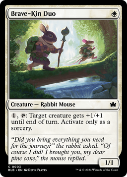Brave-Kin Duo (BLB-003) - Bloomburrow