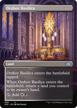Orzhov Basilica (Borderless) (2X2-409) - Double Masters 2022 Foil