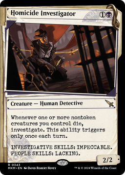 Homicide Investigator (Showcase) (MKM-343) - Murders at Karlov Manor: (Showcase) Foil