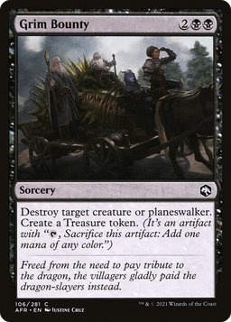 Grim Bounty (AFR-106) - Adventures in the Forgotten Realms Foil