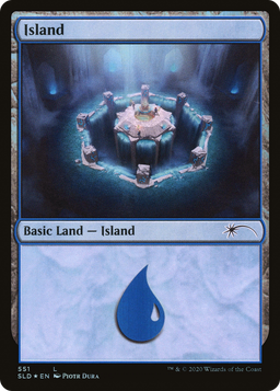Island (551) (SLD-551) - Secret Lair Drop Foil