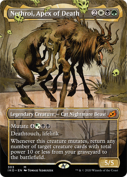 Nethroi, Apex of Death (Showcase) (IKO-303) - Ikoria: Lair of Behemoths: (Showcase) (Borderless) Foil